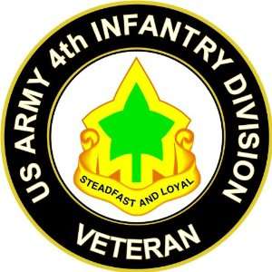  3.8 US Army 4th Infantry Division Unit Crest Veteran 