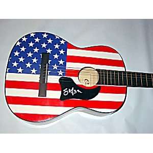 STEVE AZAR Autographed Signed USA FLAG Guitar