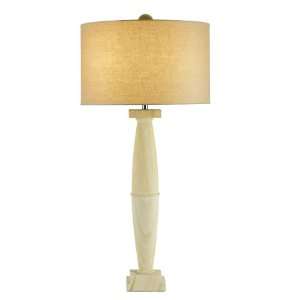 Currey and Company 6593 Natural Sandgate Sandgate 37H 1 Light Table 