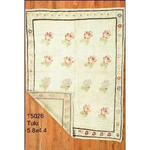  4x5 Hand Knotted Tulu Turkey Rug   44x58