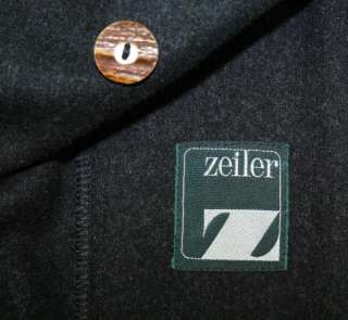 ZEILER ~ BLACK WOOL Women German Gorsuch Winter Career Dress JACKET 
