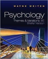   , 8th Edition, (0495811335), Wayne Weiten, Textbooks   
