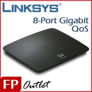 Linksys SE2800 8 Port Gigabit 1000Mbps Ethernet LAN QoS Switch 