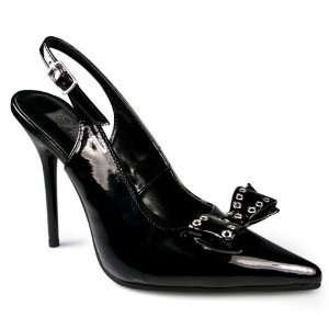  Pleaser Milan 16 4.5 Inch Slingback Pump With Double Bow 