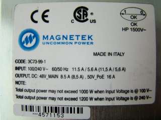 Avaya MPS4610 AC C460 1000w Power Supply Cajun Magnetek WARRANTY 