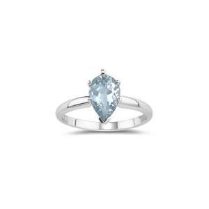  2.03 Cts Sky Blue Topaz Solitaire Ring in Platinum 7.0 