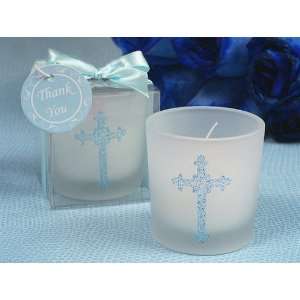  Jun 12 Blessed Events Cross design candle holder