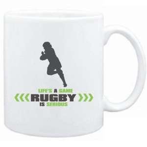  New  Lifes A Game . Rugby Is Serious  Mug Sports