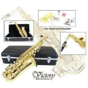  New Victory Alto Saxophone with Yamaha Care Kit Musical 