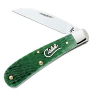  Case Knives 10059 Sway Back Gent Pocket Knife with Emerald 