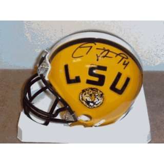    Mark Clayton Signed Mini Helmet   LSU Tigers