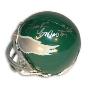  Frank Lemaster Autographed Philadelphia Eagles Mini Helmet 
