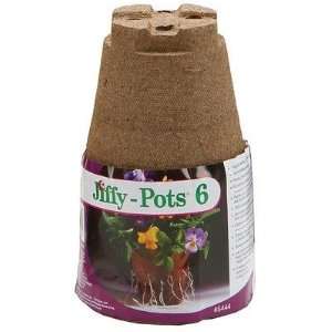  Jiffy 5444 4 Inch Seed Start Pots, 6 Count Patio, Lawn 