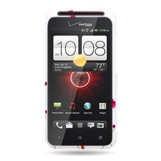 Bling Case Red Heart For Samsung Galaxy Prevail Phone  