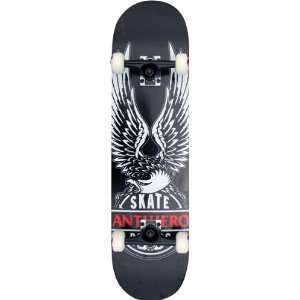 Anti Hero Nothins Free 2 LG Complete Skateboard (Black/White, 8.0 Inch 