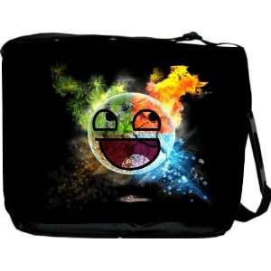  Colored 3d Smiley Face Messenger Bag   Book Bag ***with matching 