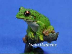 Yujin Frogs In Colour Gashapon Forest Green Tree Frog  