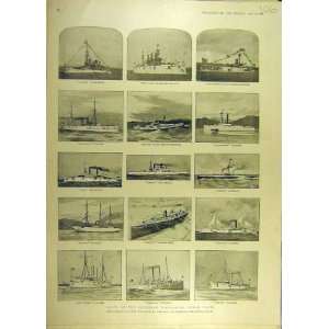  1898 Ships Squadron Cuban Ports Battleships Blockade