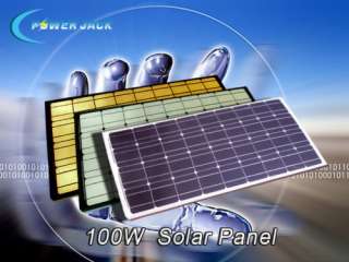 100 Watt Solar Panel for 12V DC battery charger