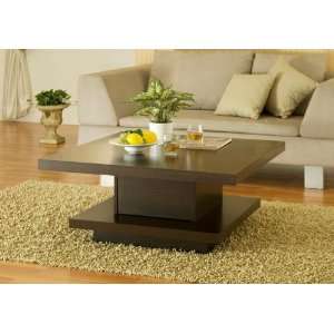  Enitial Lab 28219CT Audra Square Coffee Table  Coffee Bean 