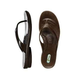  Hot Chocolate Brown Thongs Flop Flops   Size Large 