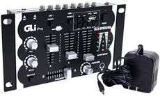 New GLI PRO GLX 3990 3 Channel DJ Mixer W/ USB Input  