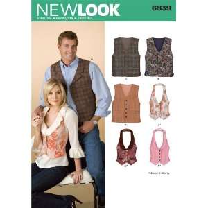  New Look Sewing Pattern 6839 Miss/Men Separates, Size A (8 