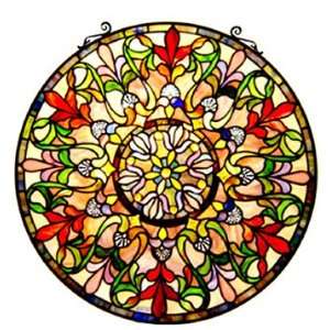  Tiffany Style Stained Glass Window Panel HJP78
