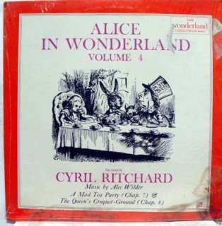 CYRIL RITCHARD alice in wonderland vol. 4 LP RLP 1456  