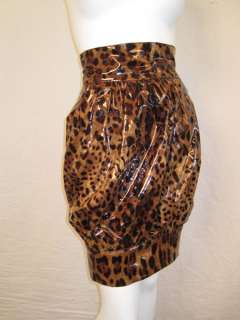 1480 Dolce Gabbana Skirt Runway Animal XS #0006L9  