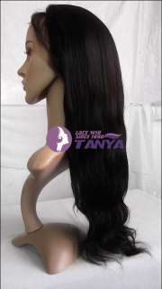   Human Hair Lace Wigs natural straight / wave wavy 8 14 HOT  