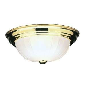  Livex 7111 02 Home Basics Ceiling Mount Polished Brass 