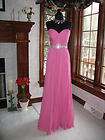 Jovani 159764 Pink Silk Rhinestoned Pageant Prom Gown Dress 4