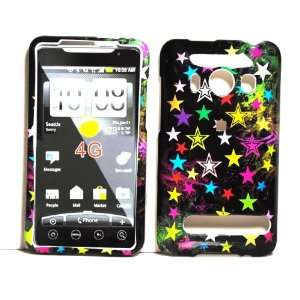  Rainbow Star Snap on Hard Protective Cover Case for HTC 