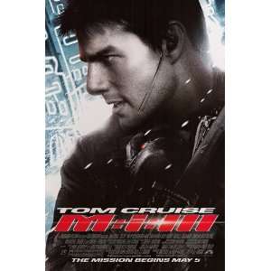  Mission Impossible 3 Final Movie Poster Single Sided 