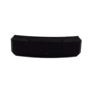 Look Of Cut And Beveled Thick Black Bar Barrette Beauty