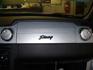 Ford Mustang STANG chrome emblem badge script fender GT  