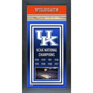   Wildcats Framed Championship Banner Picture