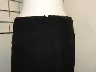 CHANEL NWT $1755 Black Silk Chiffon Skirt 40/8 06P  