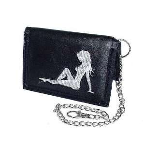 SEXY LADY Leather Chain Wallet ~ Real Leather ~ NEW