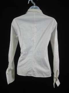 MIcHAEL MIcHAEL KORS White Button Down Shirt Top Size 6  