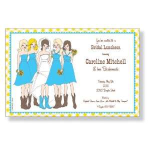  Maids In Boots Party Invitations