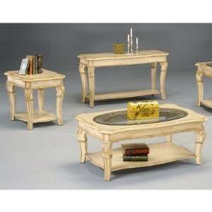  Cordoba Cocktail Table Set with Wood Top End Table in 