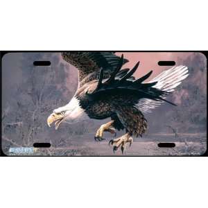 7726 Bayou Hunter Eagle License Plate Car Auto Novelty Front Tag by 