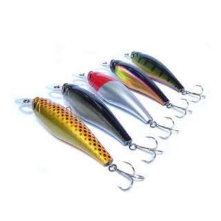 115mm 17g FISHING LURES Lot Minnow Lure tackle hook 109  