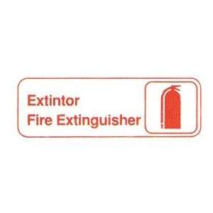  Tablecraft 394582 Extintor/Fire Extinguisher Sign 