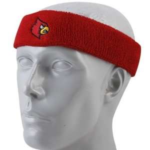  adidas Louisville Cardinals Red Basic Logo Headband 