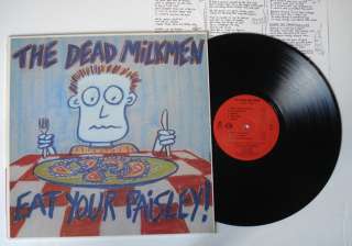 DEAD MILKMEN Eat Your Paisley NM RESTLESS LP w/insert  