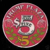 Trump Plaza Atlantic City Casino Chip Obs Chipco UNC  