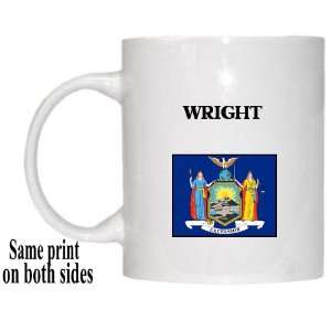  US State Flag   WRIGHT, New York (NY) Mug 